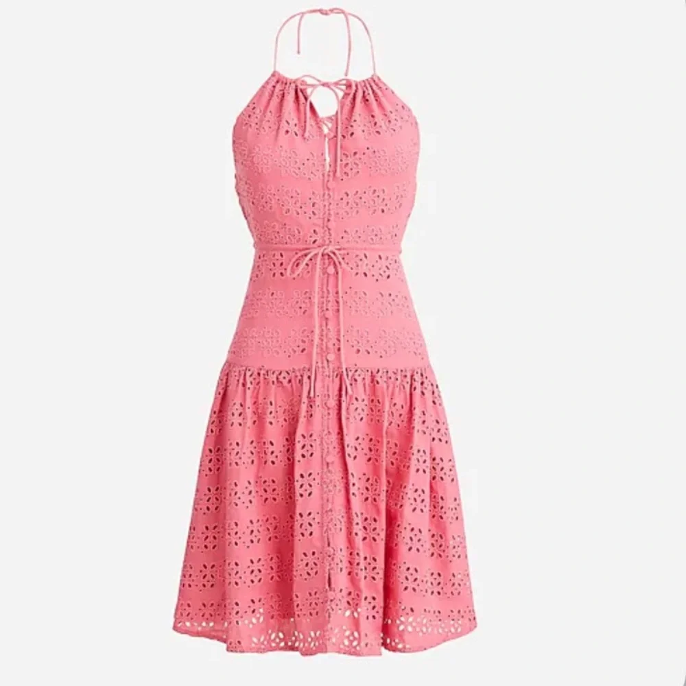 J.‎ Crew NWT Anguilla Mini Halter Dress in Eyelet